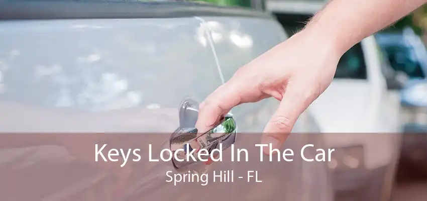 Keys Locked In The Car Spring Hill - FL